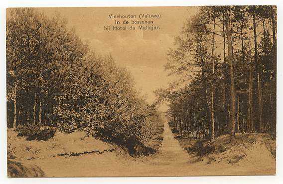 Oude asichten zwart wit Vierhouten 1